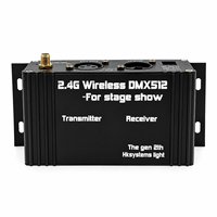 Nouvel Arrivage 2026 Récepteur Numérique Sans Fil 2.4G 16 ID DMX512 avec Écran LCD pour Éclairage de Scène, Boîtier LCD à Signal Puissant pour Projecteurs DMX