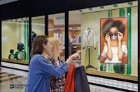 Écran d'affichage haute luminosité orienté vers la fenêtre, affichage numérique LCD de haute qualité
