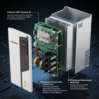 Inverter per Industria Pesante HYTECON 110KW 132KW VFD Trifase 380V 50/60Hz IP20 Sistema di Azionamento a Frequenza 150HP 180HP Velocità Motore AC