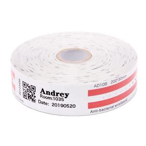 Hochwertiges kunden spezifisches medizinisches thermisches Armband kunden spezifisch direkt thermisch bedruck bar - Product Image 3