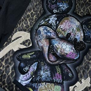 Elegante Casacos das Mulheres da Marca Trendy Hoodies Bordados Moletons Com Capuz Tecido Rua Moda Estilo Artesanato Pesado - Product Image 2