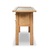 Table console moderne élégante et luxueuse en bois massif, fabriquée à la main, avec rangement durable pour le salon, pour l'ameublement du salon