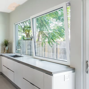 Ventanas abatibles con aislamiento térmico CERTIFICADO DE Canadá, <span class=keywords><strong>gafas</strong></span> triples, rotura térmica, ventanas de inclinación y giro de aluminio - Product Image 3