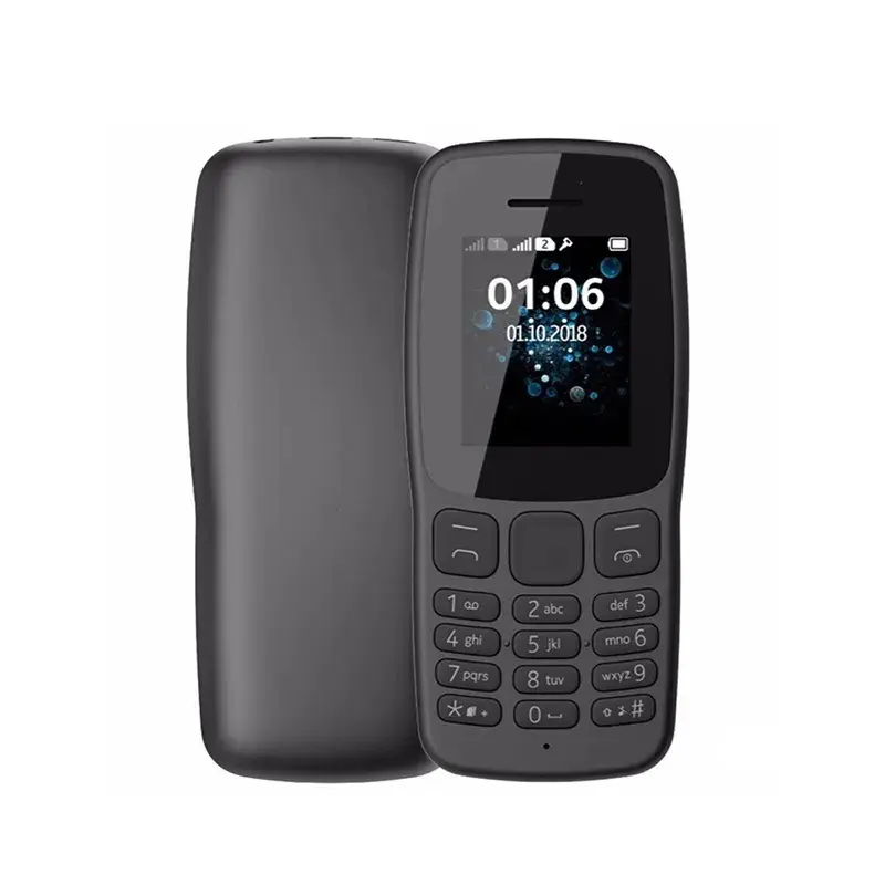 TOP Verkauf Bar Feature Telefon Dual Sim Karte Handy mit Kamera und Taschenlampe Handy für Nokia 106