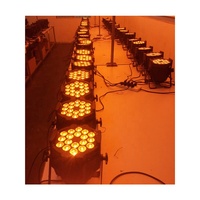 2022 18x18w rgbwa uv 6in1 54 led par la lumière