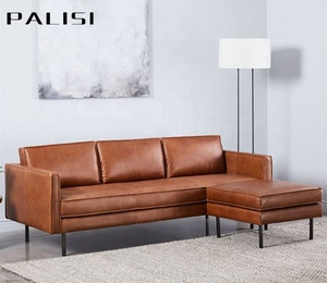 Top cuero de vaca moderno sofá de <span class=keywords><strong>3</strong></span> asientos estilo Retro Rotterdam sala de estar sofá de cuero seccional <span class=keywords><strong>3</strong></span> + <span class=keywords><strong>2</strong></span> + 1 Juego - Product Image 5