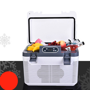 Portable <b>Mini</b> Refrigerator 19L 24V Car <b>Cooler</b> For Trucks And Homes Dual Use Cooling And Insulating Box Direct Cooling ABS - Product Image 1