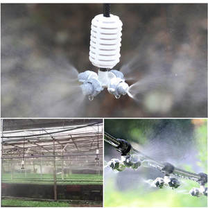 Otro riego e irrigación Boquilla de nebulización de niebla de 4 salidas Aspersor de niebla micro atomizado cruzado colgante - Product Image 6