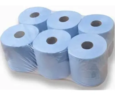 공장 블루 롤 2ply 센터 피드 150m 블루 롤 2ply 좋은 가격 레스토랑 화장실 티슈