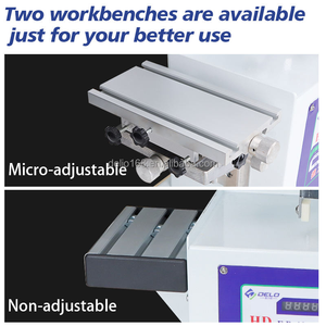 Mini machine de tampographie semi-automatique avec une seule plaque bicolore avec micro-registrement pour étiquette, thermos, coque de téléphone - Product Image 6
