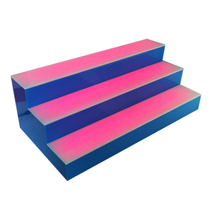 Màn Hình Bước Acrylic Trong Suốt Sang Trọng Với Bộ Điều Khiển Từ Xa Đèn LED Giá Trưng Bày Bậc Thang Bằng Acrylic Nhiều Màu Sắc - Product Image 2