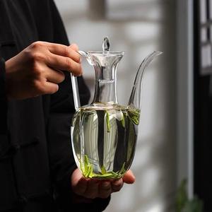 Китайский классический чайник Noble Consort из высокопрочного боросиликатного стекла, без BPA, термостойкий, экологичный. - Product Image 1