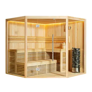 Hydro relax Trocken dampfs auna für 3-5 Personen Advanced Health Sauna raum