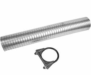 El sistema <span class=keywords><strong>de</strong></span> escape automático parte el tubo flexible D * L: 76,2*500mm con abrazadera - Product Image 1