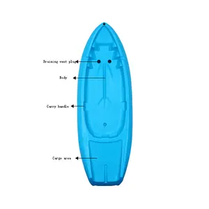 Venta caliente Kayak de pesca barato Botes de remos Kayak transparente de China Fabricante barco de pesca para la venta