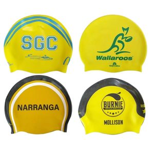 Factory Adjustable <b>Silicone</b> Swim Cap Support Custom Logo Country Flag Pattern Printed Racing Seamless Swimming Cap - Product Image 5