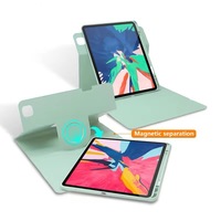 Étui Folio Magnétique Détachable en PU et Acrylique pour Tablette iPad 7/8/9 Gen Air3 Pro 10.5 Kindle 25x20