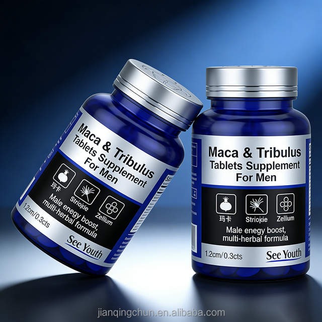 Maca Tribulus Terrestris Tablets Male Vitality Energy Stamina Immune Herbal Supplement