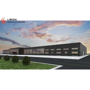 Modern Metal Frame Structure Steel Construction Industrial Building Prefabricated Workshop Factory Warehouse Steel Structure