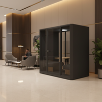 Cabina Acústica Portátil Moderna de Alta Calidad, Insonorizada, para Reuniones, OEM ODM, Ignífuga, para Oficina, Hospital, Estudio
