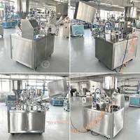 Machine de fabrication de tubes cosmétiques semi-automatique pour le remplissage de crème dentifrice au chocolat, de pâte et de graisse, avec tube inclus