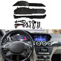 Reproductor Android de Pantalla Dual de 24.6 Pulgadas para Mercedes Benz Clase C W204 2011-2014, Radio de Auto, Estéreo, Multimedia, DSP, Carplay