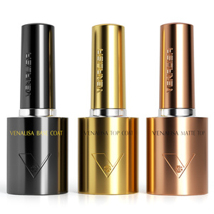 Venalisa Onglerie <span class=keywords><strong>Manucure</strong></span> Base de Préparation Renforçante GEL Base Coat Top Coat Diamant Sans Résidu Mtt Top Coat Vernis à Ongles Gel UV - Product Image 4