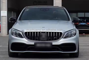 Kit de Carrocería para Merced/es-Ben/z Clase C W/C205 a C63 AMG 2015-2018, Nuevo Parachoques Delantero, Accesorio Exterior Automotriz - Product Image 5