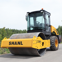 Compacteur routier diesel 3, 4, 5, 6 et 8 tonnes, machine de compactage d'asphalte autoportée avec pneus en caoutchouc