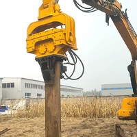 Marteau hydraulique vibrant résistant aux chocs pour excavatrice de 14 à 17 tonnes