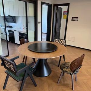 Modern Round <b>Dining</b> Table Set - Stylish <b>Dining</b> <b>Room</b> <b>Furniture</b> for Home - Product Image 3