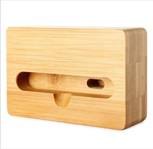 Làm bằng tay bằng gỗ điện thoại di động đứng núi âm thanh khuếch đại Dock - Product Image 2