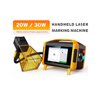 Mini machine de gravure laser à fibre intelligente à grande vitesse 20w 30w Machine de marquage laser à fibre portable pour le métal