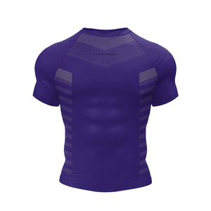 Maglietta a compressione da uomo a manica corta <span class=keywords><strong>Anime</strong></span> stampa 3D allenamento maglietta Sport Gym top Rash Guard per gli uomini MMA Grappling - Product Image 6