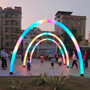 Luces LED RGB Tubulares a Prueba de Agua IP65, con Control Remoto, para Interiores y Exteriores, Luces de Pilar de Plástico para Jardín, Venta al Por Mayor - Product Image 2