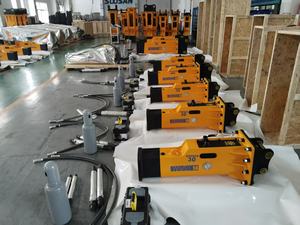 Casse-roche hydraulique SOOSAN SB30 de type boîte, adapté aux mini-excavatrices et aux chargeurs compactes Bobcat, de bonne qualité pour les roches dures - Product Image 5