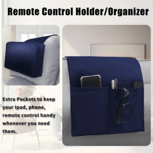 Sillón Reclinable Personalizado con Cojín de Soporte para el Cuello y Bolsillo Lateral para Almacenamiento, Almohada Reposacabezas para Relajación en el Hogar - Product Image 3