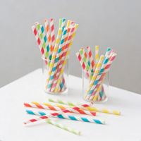 Pailles en papier dorées pour fêtes de Noël, mariages, anniversaires – Fournitures jetables pour boissons