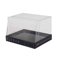 Maßgefertigte Faltbare Acryl-Aufbewahrungsbox Umweltfreundliches Design Einfache Montage Moderner Stil für Klare Thekenpräsentation