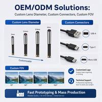 Módulo de Cámara Endoscópica USB VGA de 4 mm y 0.3 MP con Tipo-C para Tubo de Doble Lumen, Grado Médico, OEM/ODM Personalizado