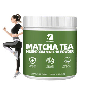 Supplément de thé Matcha améliorer l'immunité de soutien de la mémoire <span class=keywords><strong>cognitive</strong></span> promouvoir la santé intestinale améliorer l'humeur stimuler la poudre de Matcha aux champignons - Product Image 1