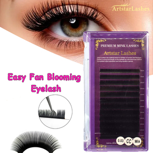 Extensions <span class=keywords><strong>de</strong></span> cils en cachemire noir mat volumineuses, extensions <span class=keywords><strong>de</strong></span> cils en cachemire, plateau <span class=keywords><strong>de</strong></span> cils - Product Image 6