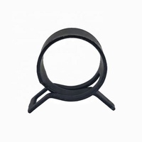 Colliers de serrage industriels en acier 65Mn avec clip à ressort simple 40 mm pour fixation de tuyaux automobiles et de tracteurs