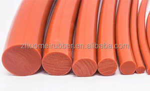 6 мм термостойкость твердый круглый силиконовый резиновый шнур - Product Image 4