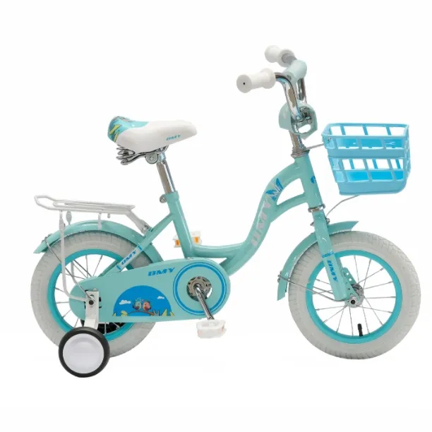 Sella in acciaio alluminio confortevole colore brillante bicicletta bambino con ruota del treno