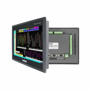 Coolmay hmi Modbus controlador programável 10 polegadas touch screen 24 DI 20 FAZER 16 AI 8 AO plc
