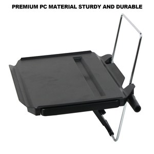 Bandeja Colgante para Volante de Coche con Ranura para Tablet, Portavasos, Bandeja para Comer, Escritorio para Portátil para Comer, Leer y Trabajar, Negro, Universal - Product Image 5
