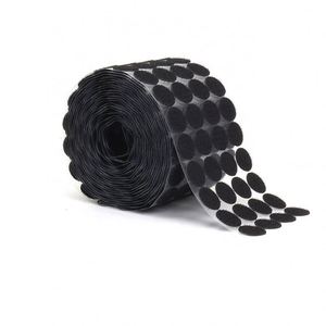 Rouleaux de ruban adhésif à points circulaires transparents, carrés, réglables, imprimés, en nylon robuste, avec logo, auto-adhésifs, à crochets et boucles - Product Image 3