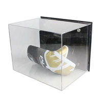 Présentoir mural transparent en acrylique pour homme, accessoire de boxe,
