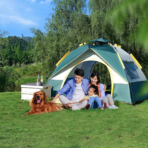 Tente de camping haut de gamme quatre <span class=keywords><strong>saisons</strong></span>, une chambre, monocouche, avec revêtement argenté anti-moustiques, imperméable 1000-1500mm, en promotion - Product Image 3